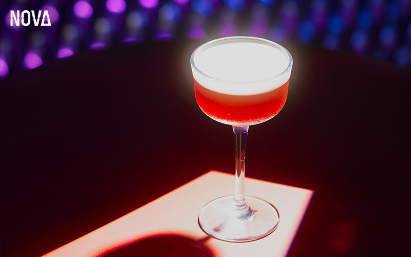 A sophisticated cocktail from Nova Bar.