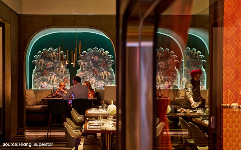 Firangi Superstar, a unique themed restaurant.